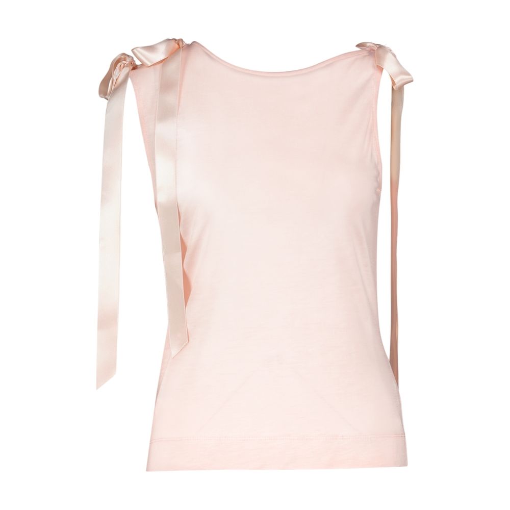 Tanktop mit Schleife und Schwalbenschwanz – Simone Rocha – Synthetik – Rosa