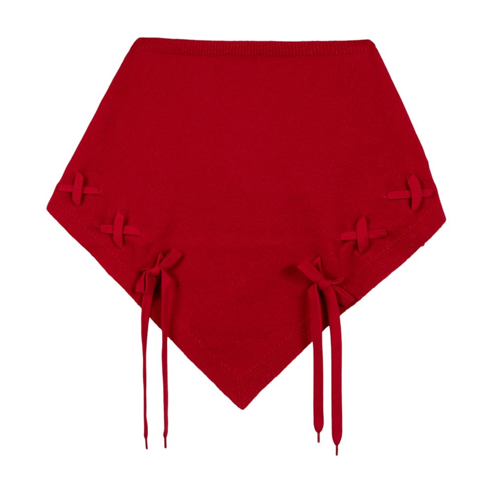 Merino-Halstuch – Simone Rocha – Wolle – Rot
