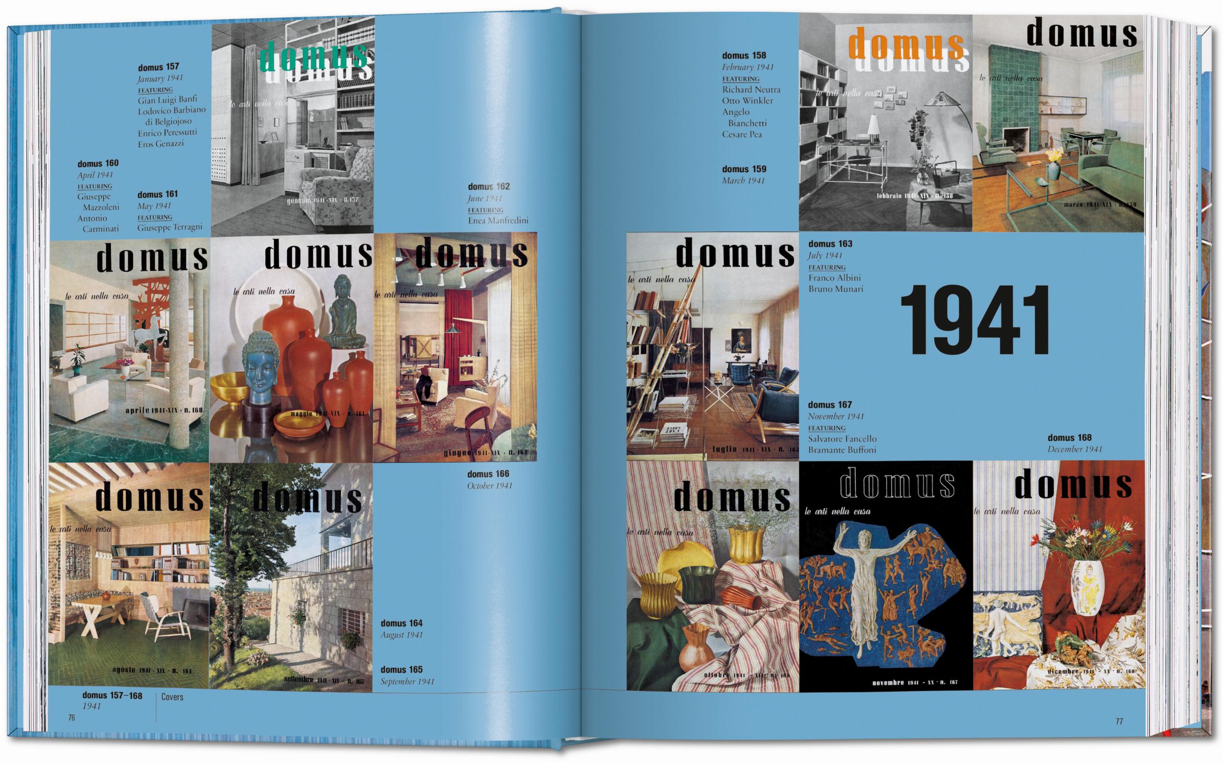 Taschen-domus 1940–1949 (English)-Architektur & Design-Black-Deal-Outlet-by-ARCHIVIST