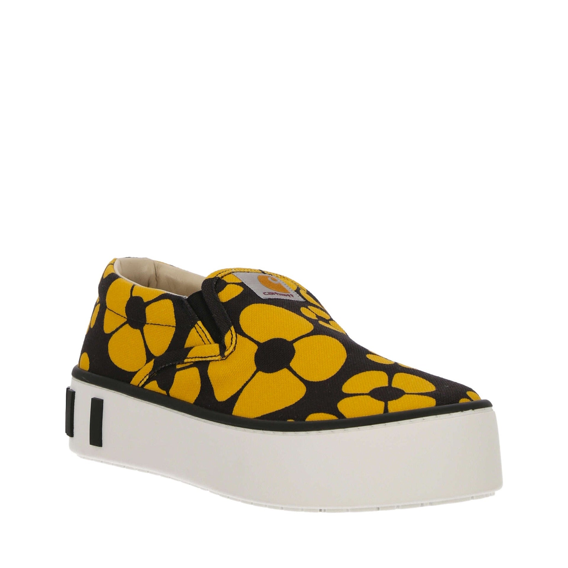 Marni-Marni Printed Slip On Sneakers-WOMEN SHOES-Black-Deal-Outlet-by-ARCHIVIST