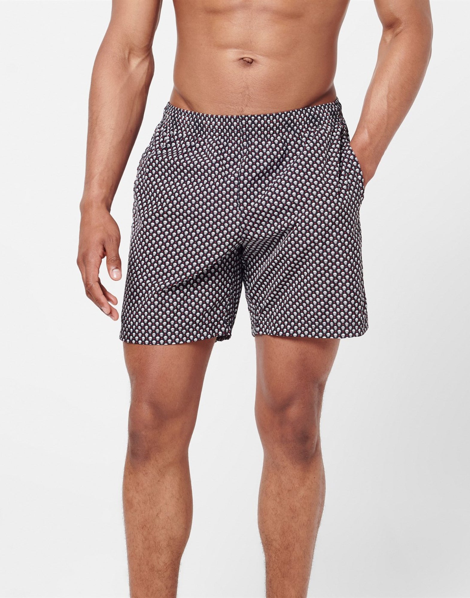 Dots Skull Logo Swim Shorts