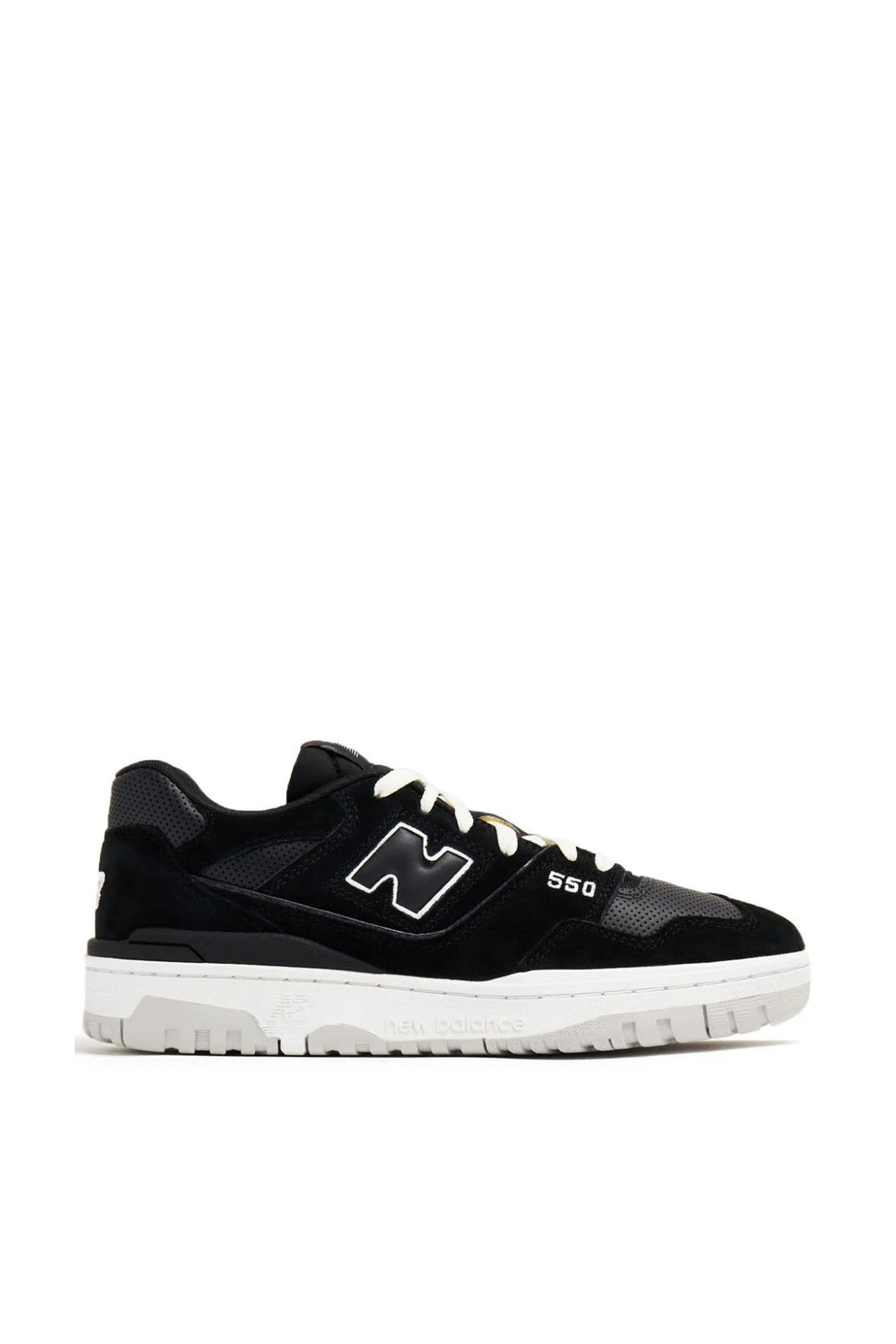 New Balance-OUTLET-SALE-550 Suede Pack Black/White Sneakers-ARCHIVIST