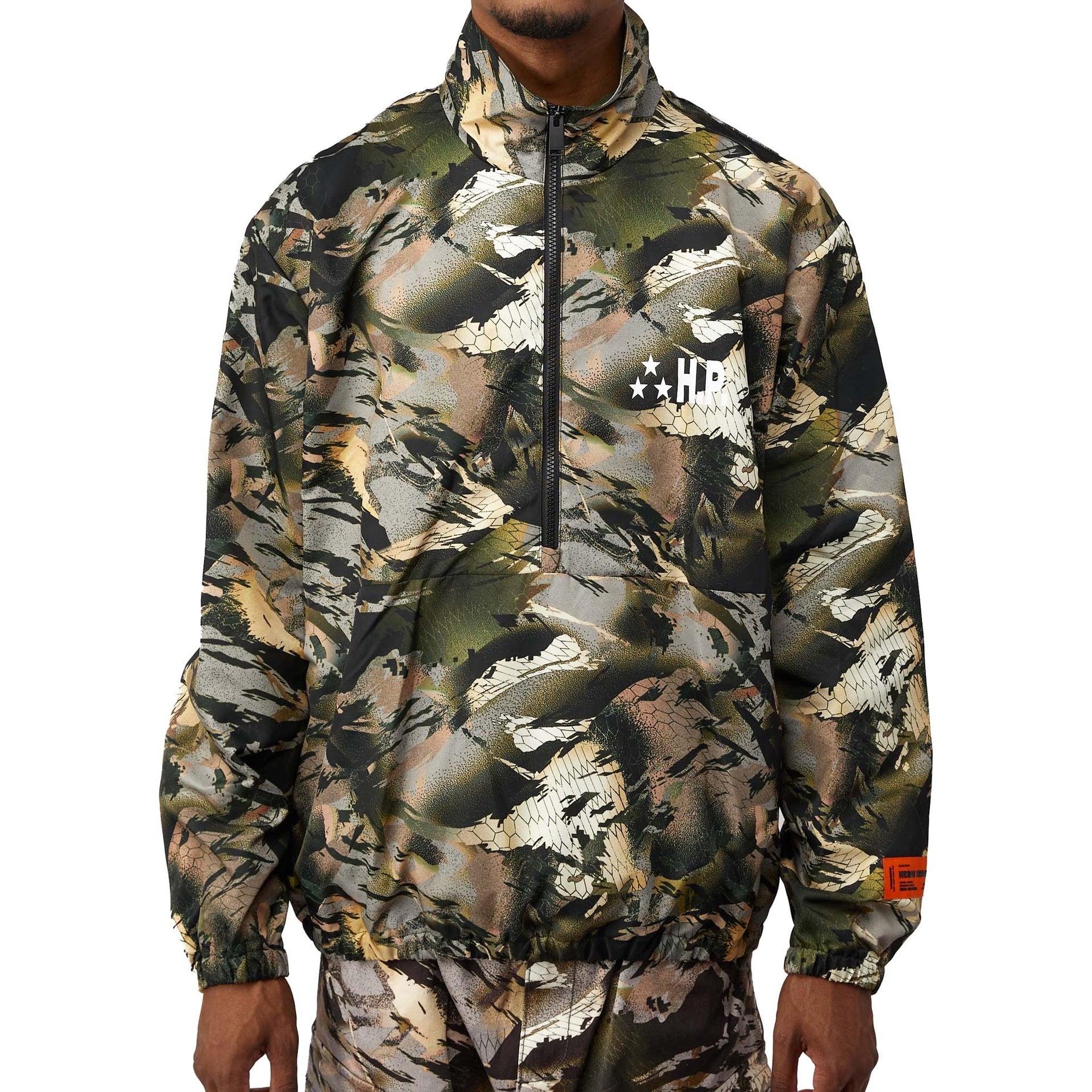 Heron Preston-Heron Preston Camouflage Winkbreaker-MEN CLOTHING-Black-Deal-Outlet-by-ARCHIVIST