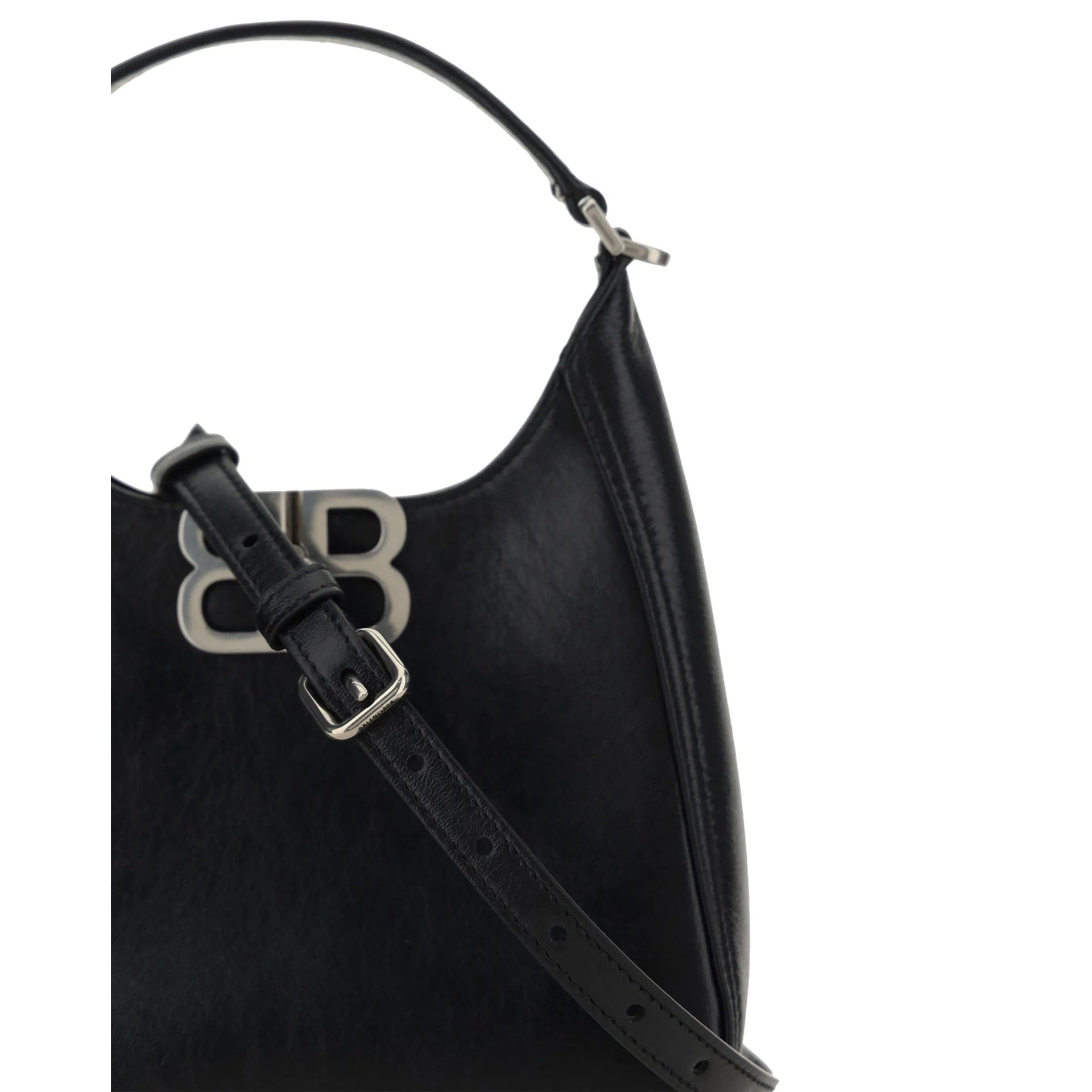 Balenciaga-Balenciaga Small BB Shoulder Bag-WOMEN BAGS-Black-Deal-Outlet-by-ARCHIVIST