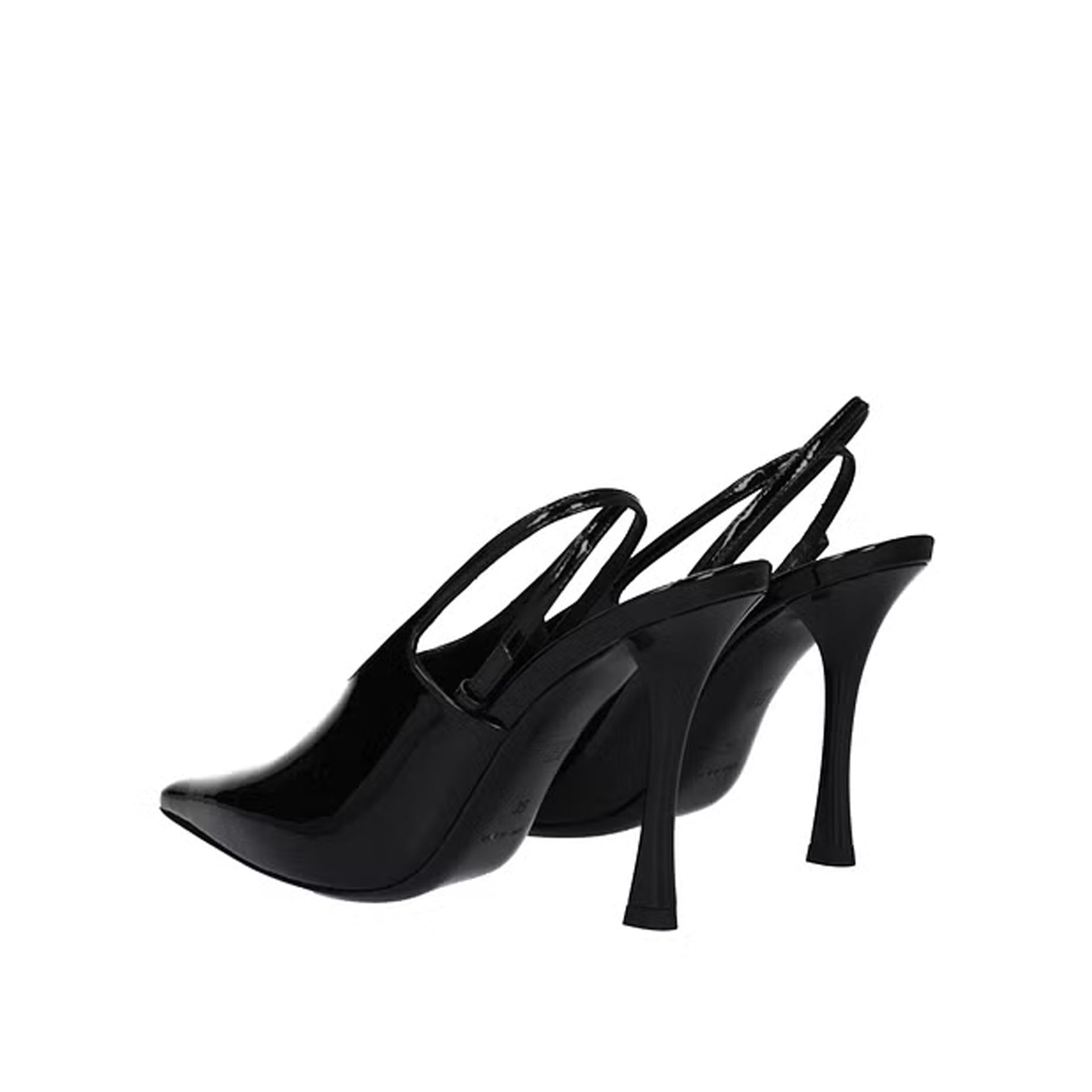 Givenchy-Givenchy Leather Slingback Pumps-WOMEN SHOES-Black-Deal-Outlet-by-ARCHIVIST