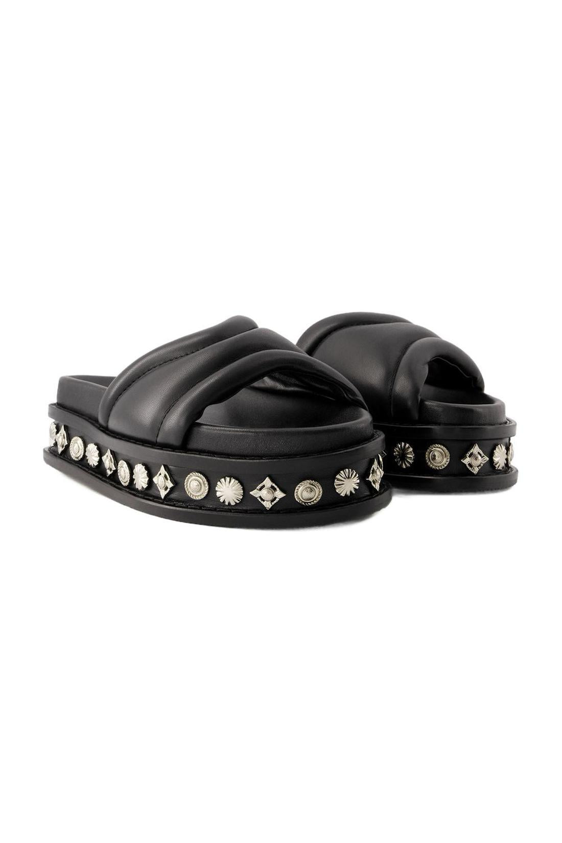 Sandals Aj1329 - Toga Pulla - Leather - Black