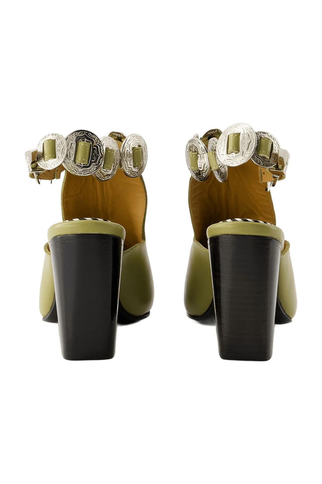 Ankle boots Aj1308 - Toga Pulla - Leather - Green