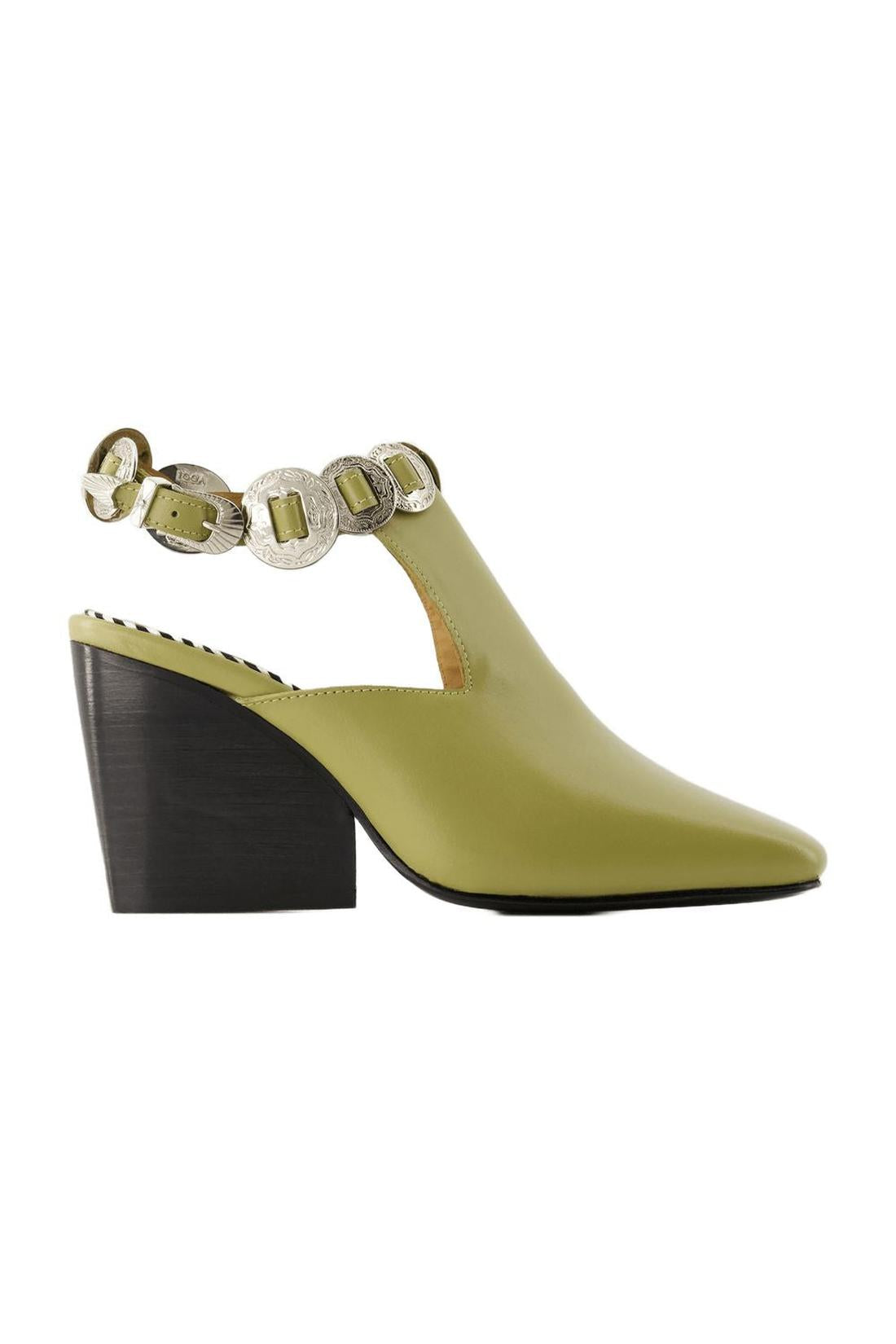 Ankle boots Aj1308 - Toga Pulla - Leather - Green