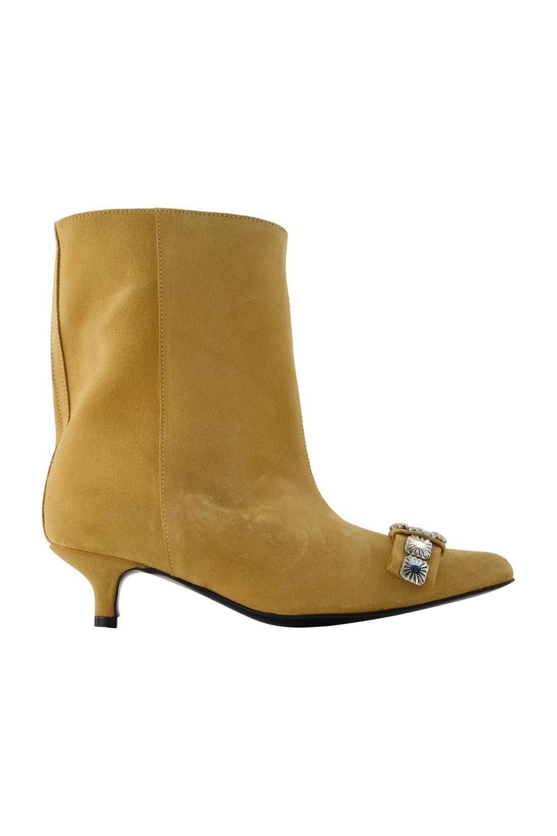 Stiefeletten Aj1458 - Toga Pulla - Leder - Gelb-Stiefel & Stiefeletten-Toga Pulla-EU35-yellow-ARCHIVIST