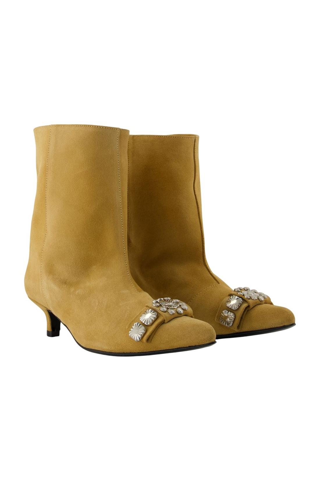 Stiefeletten Aj1458 - Toga Pulla - Leder - Gelb-Stiefel & Stiefeletten-Toga Pulla-ARCHIVIST