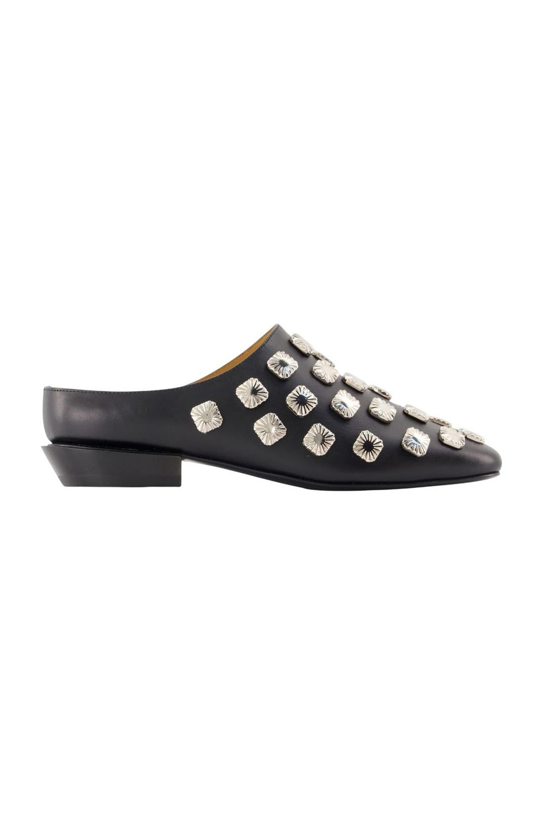 Pantoletten Aj1489 – Toga Pulla – Leder – Schwarz