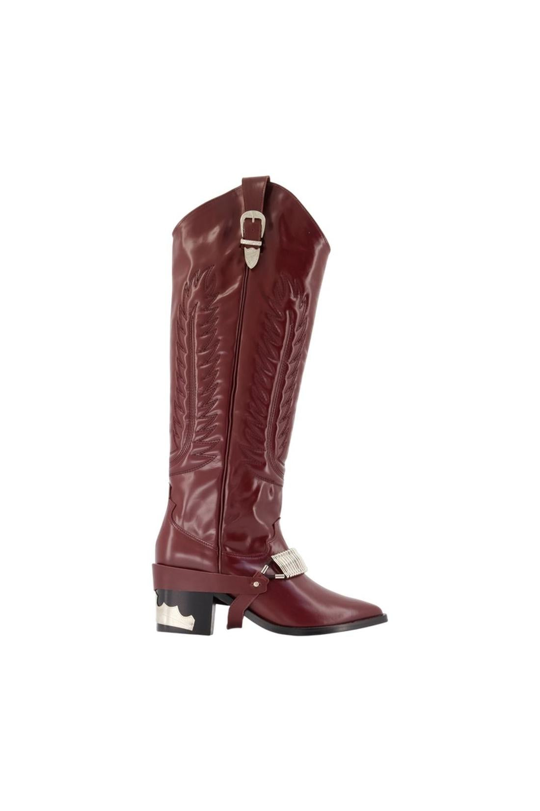 Stiefel Aj721 – Toga Pulla – Leder – Bordeaux