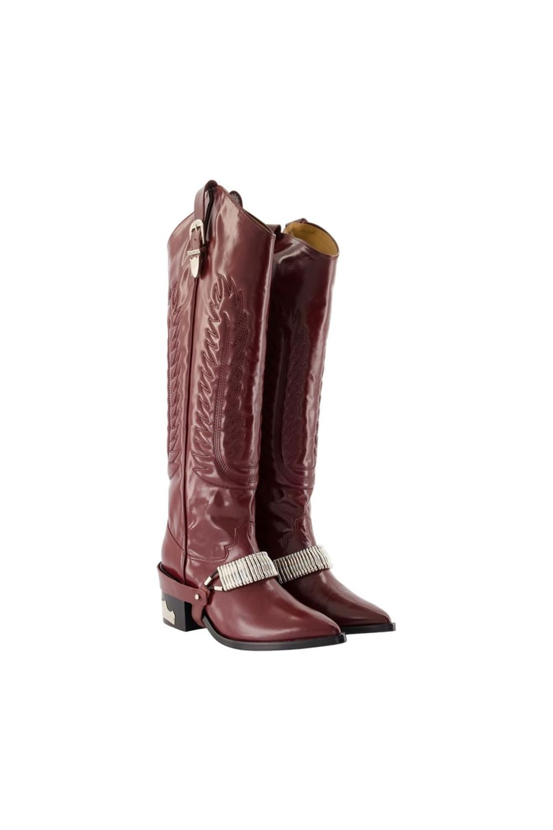 Stiefel Aj721 – Toga Pulla – Leder – Bordeaux