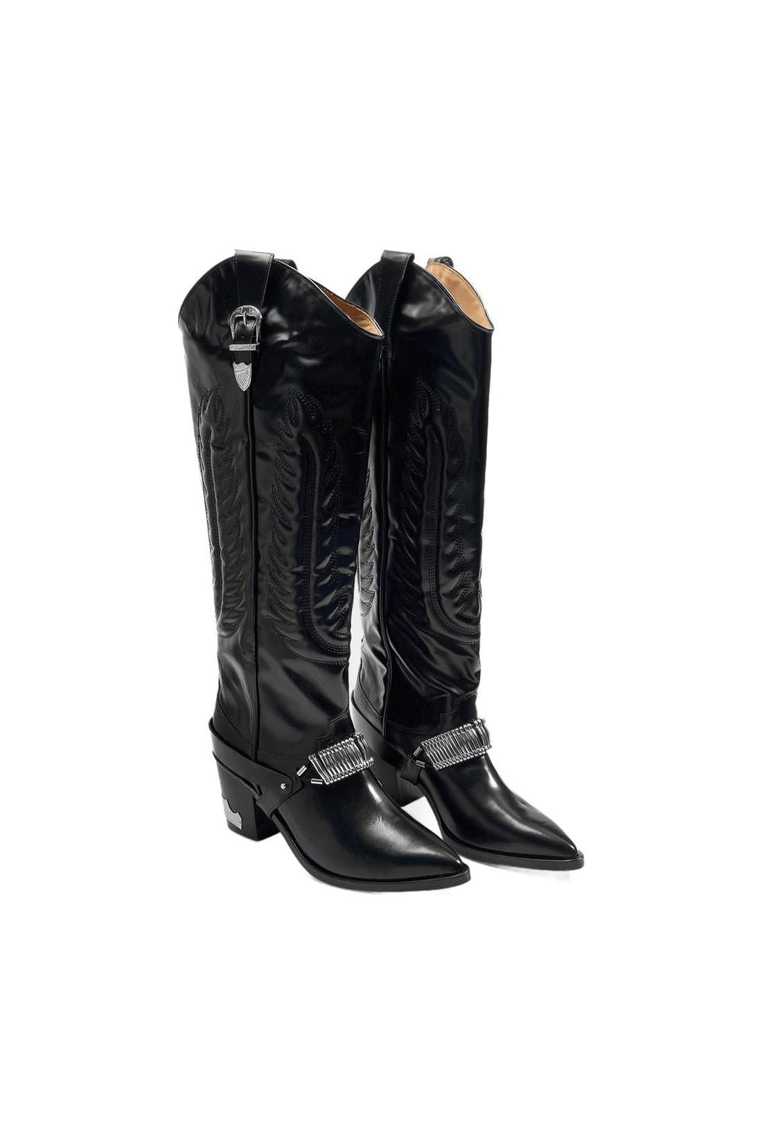 Stiefel Aj721 - Toga Pulla - Leder - Schwarz-schuhe / stiefel-Toga Pulla-ARCHIVIST