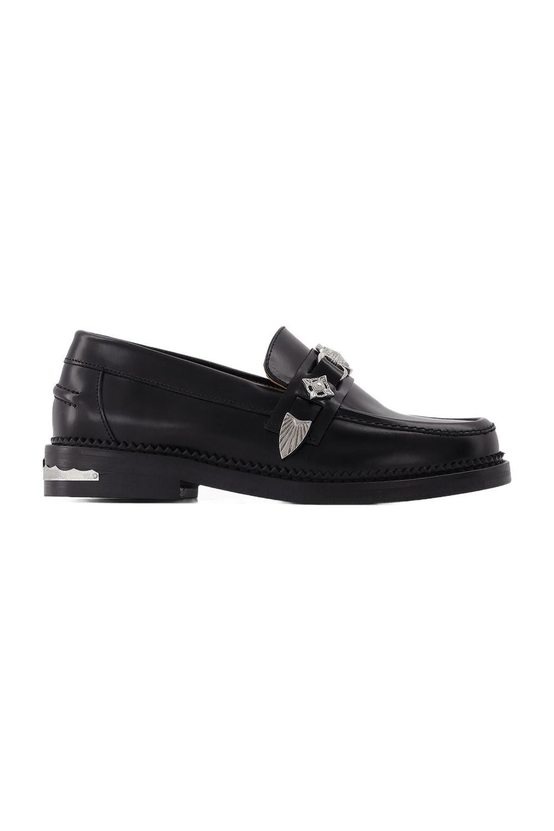 Aj1041 Loafers - Toga Pulla - Black - Polido