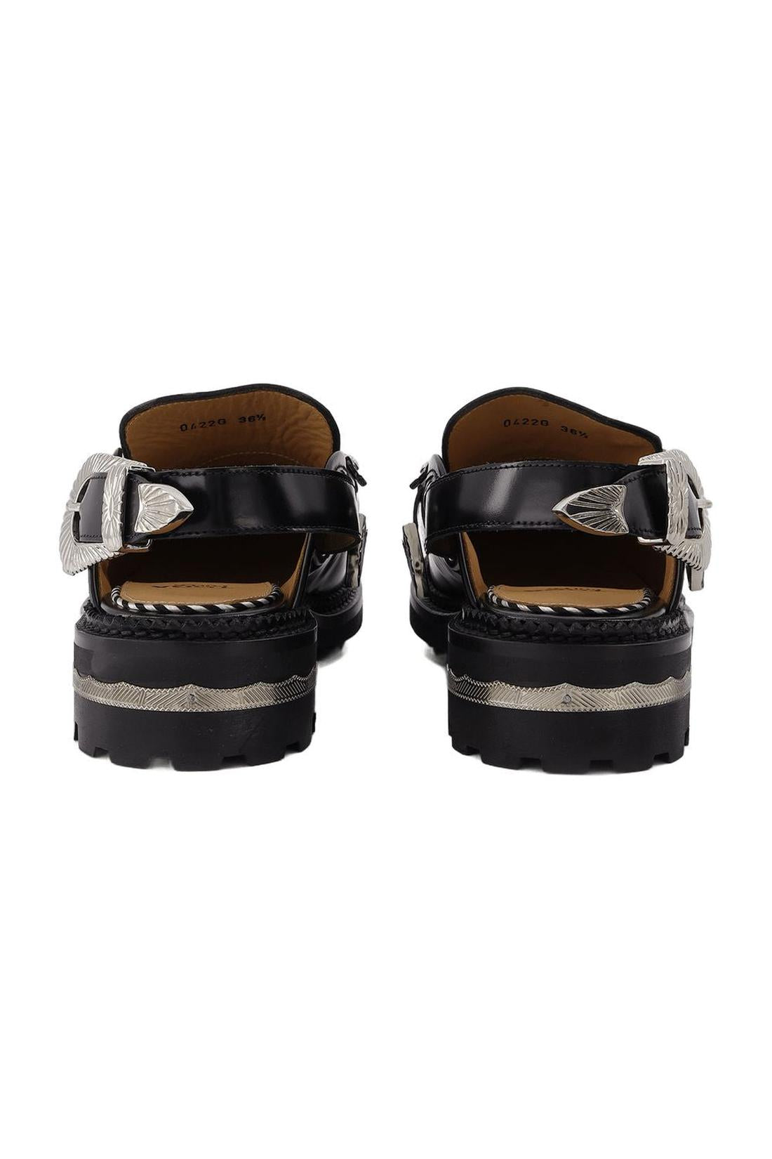 Aj1070 Loafers - Toga Pulla - Black - Polido