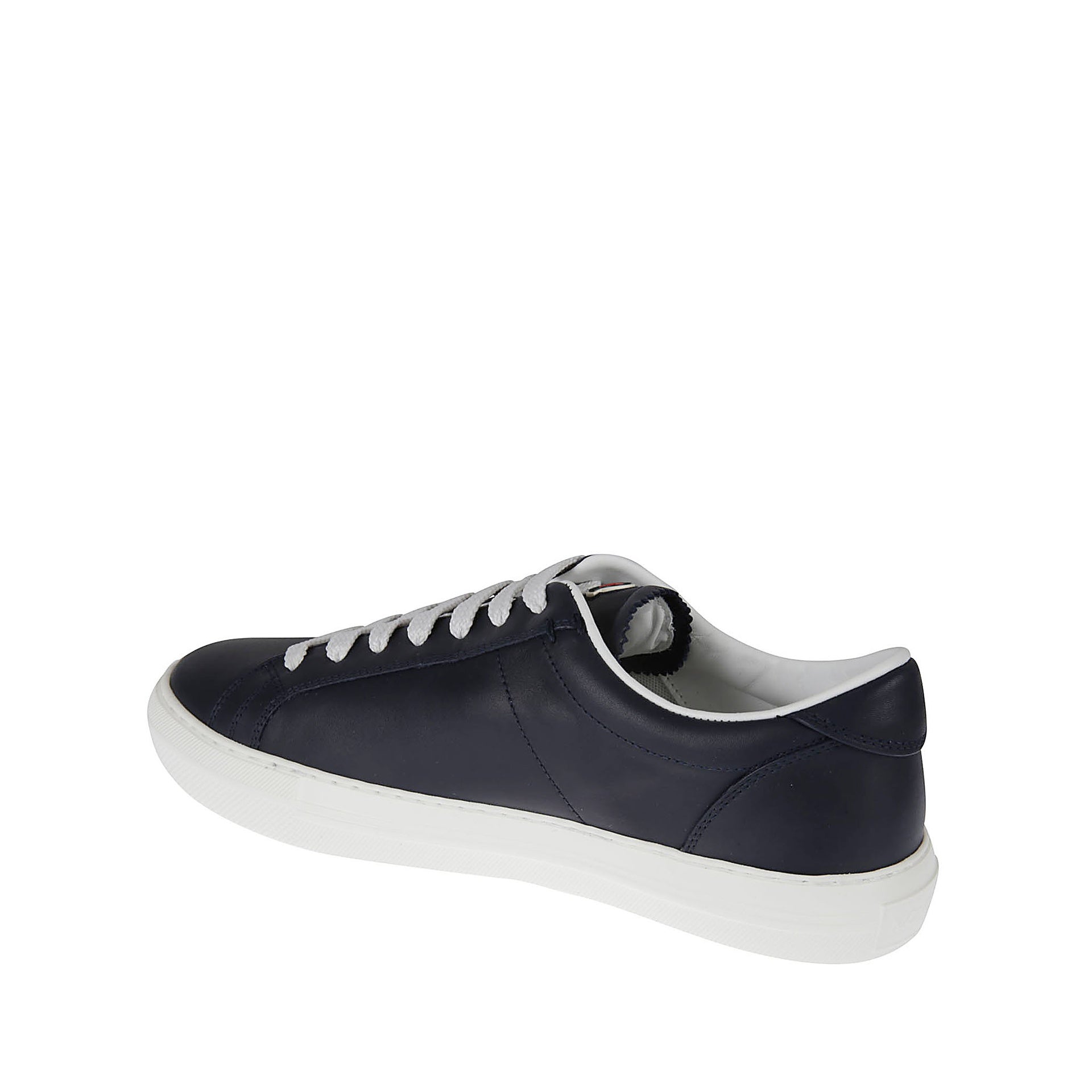 Moncler-Moncler Monaco Leather Sneakers-MEN SHOES-Black-Deal-Outlet-by-ARCHIVIST