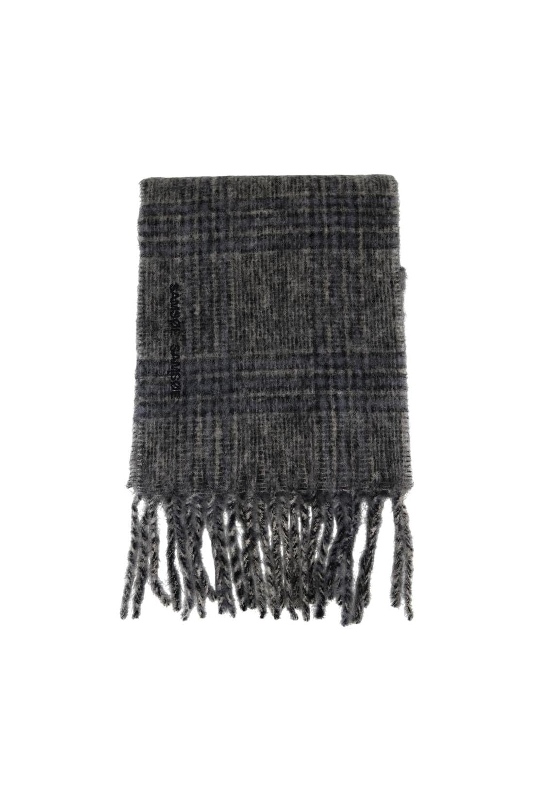 Samsøe Samsøe-Alex-Schal - Samsoe Samsoe - Wolle - Grau-Outdoor-Black-Deal-Outlet-by-ARCHIVIST