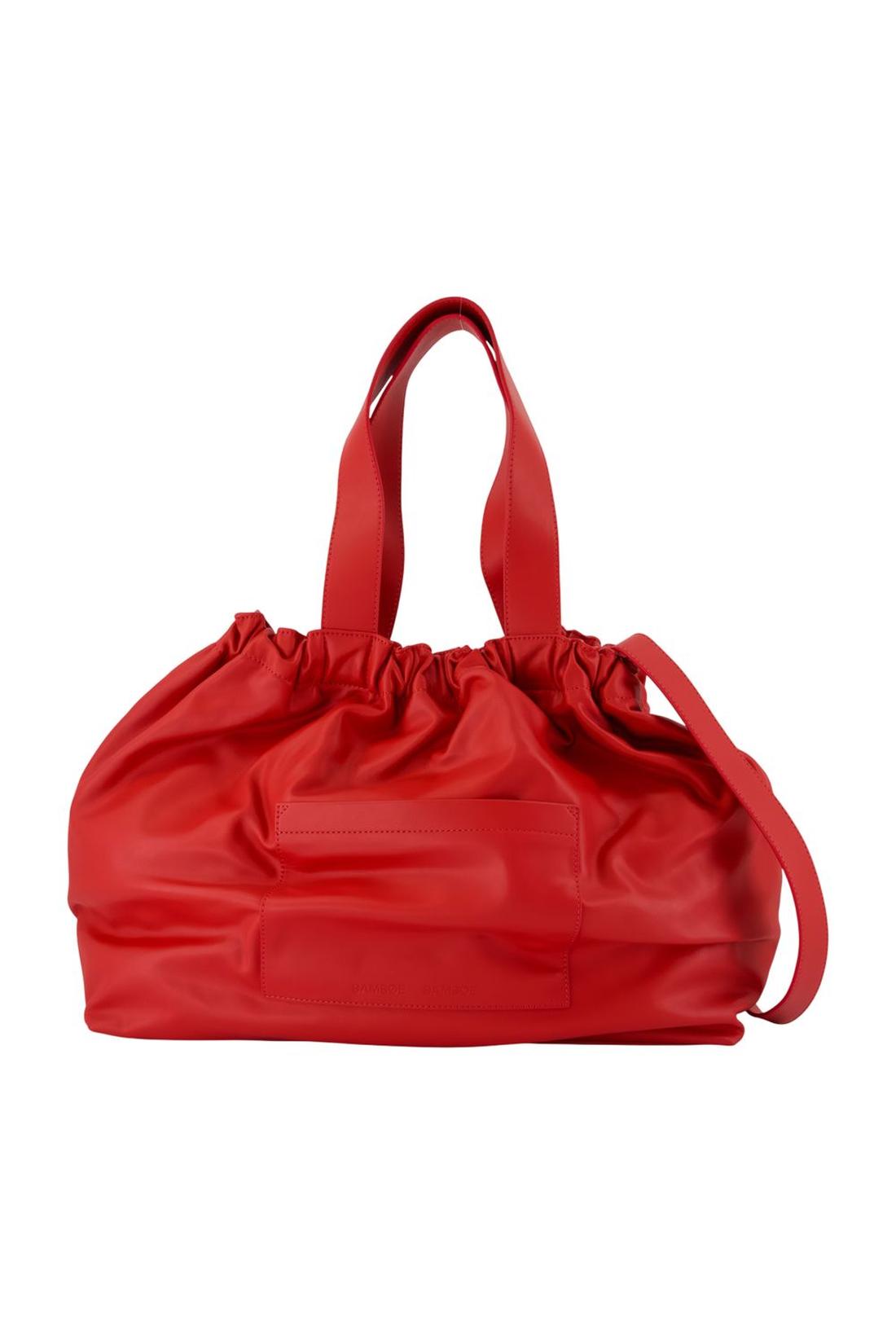 Samsøe Samsøe-Saemmi L Schultertasche - Samsoe Samsoe - Leder - Rot-Taschen-Black-Deal-Outlet-by-ARCHIVIST