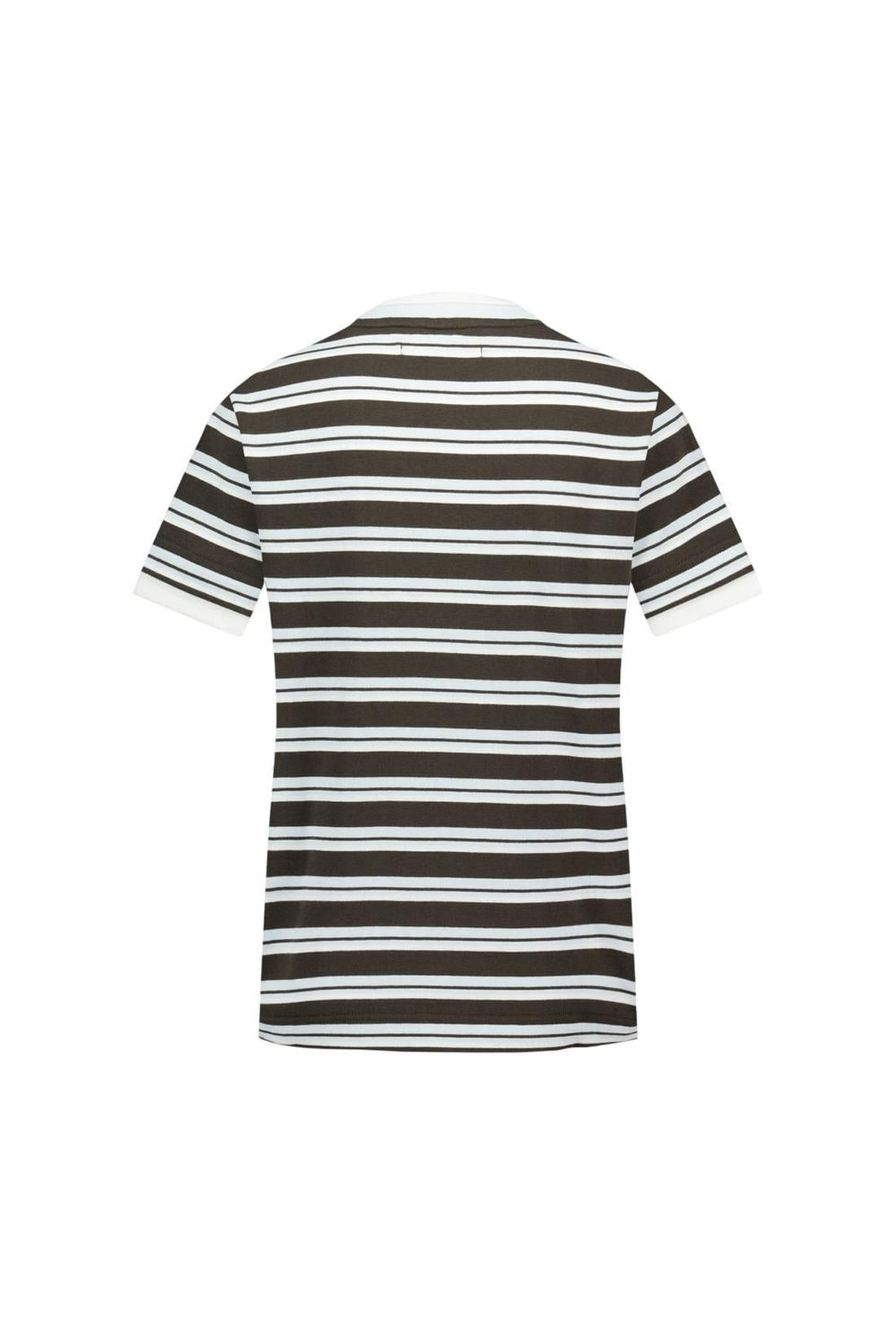 Samsøe Samsøe-Sacamina Ss T-Shirt - Samsoe Samsoe - Baumwolle - Braun-Shirts-Black-Deal-Outlet-by-ARCHIVIST