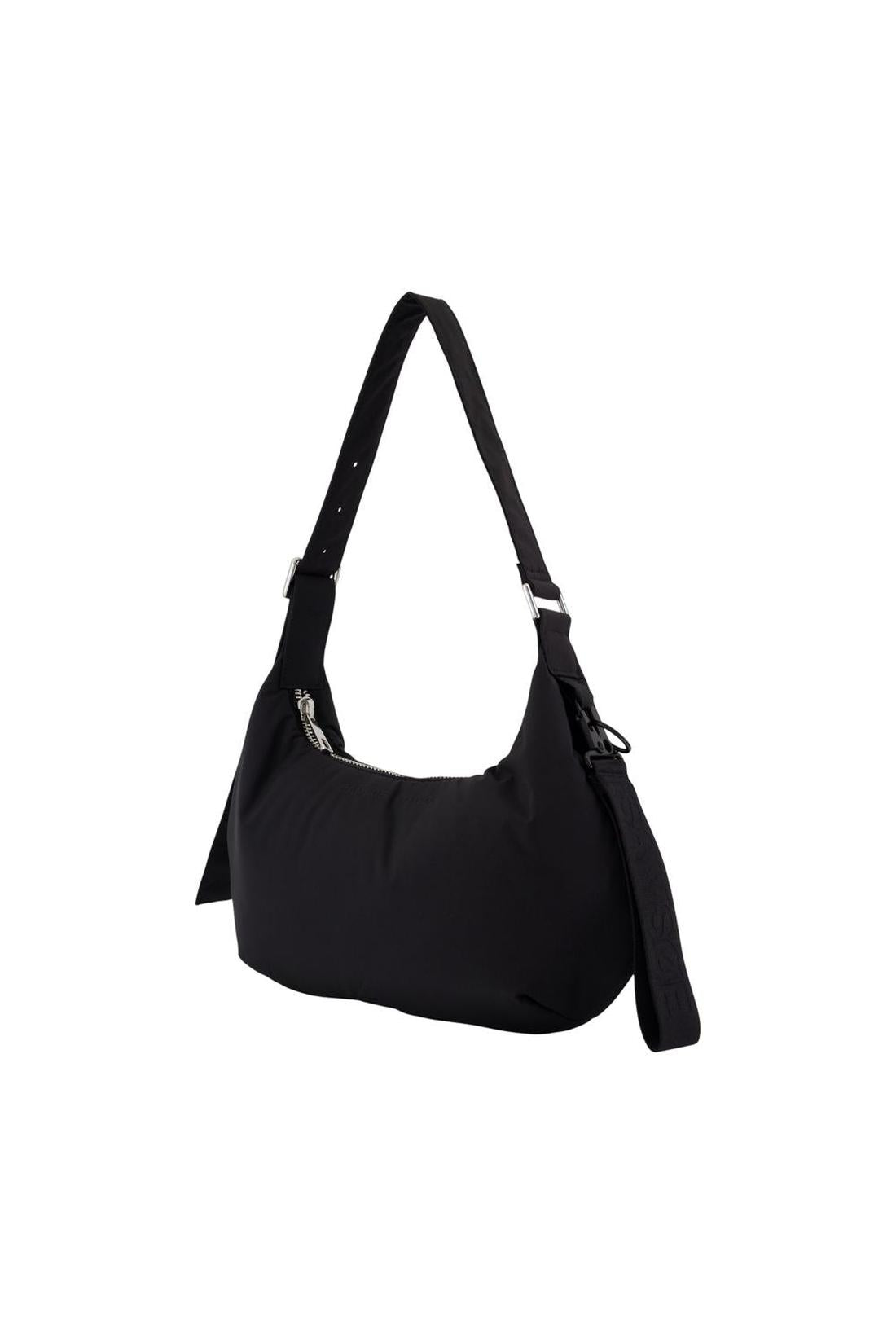 Samsøe Samsøe-Safreja Midi Handtasche - Samsoe Samsoe - Synthetik - Schwarz-Taschen-Black-Deal-Outlet-by-ARCHIVIST