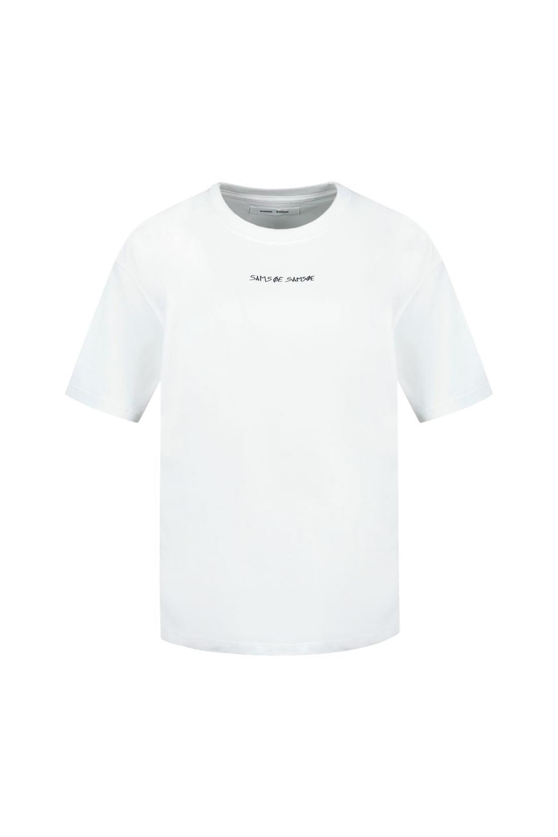 Sadinner T-Shirt - SAMSØE SAMSØE - Baumwolle - Weiß