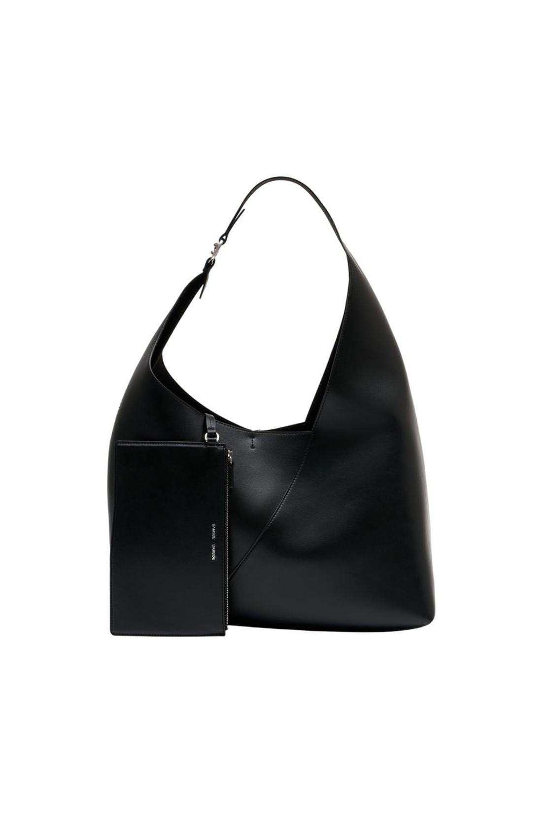 Sakaia 15944 Schultertasche - SAMSØE SAMSØE - Leder - Schwarz