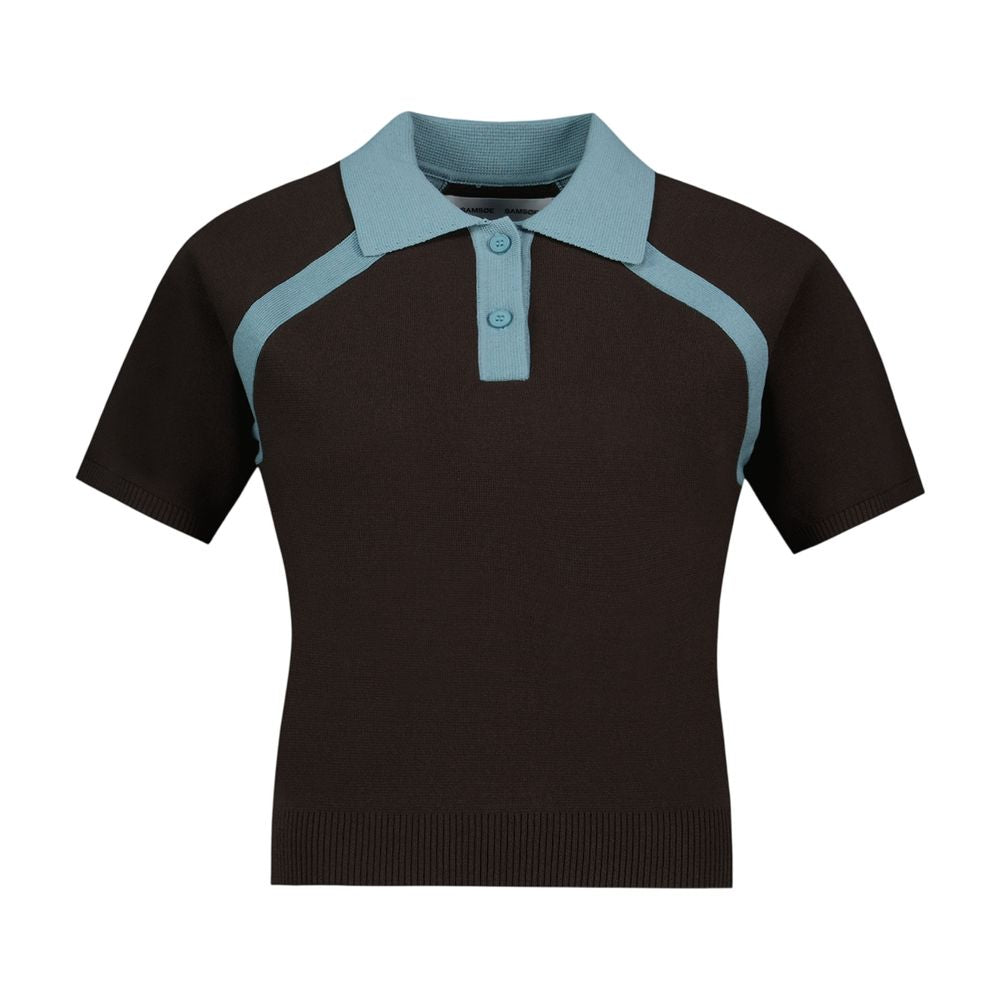 Polohemd Sasimona 15830 – SAMSØE SAMSØE – Viskose – Braun