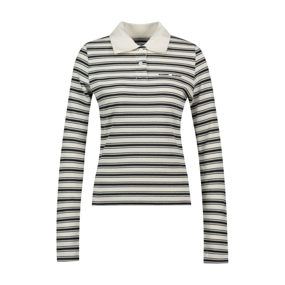 Sadonell-Poloshirt Ls 15512 – SAMSØE SAMSØE – Baumwolle – Mehrfarbig