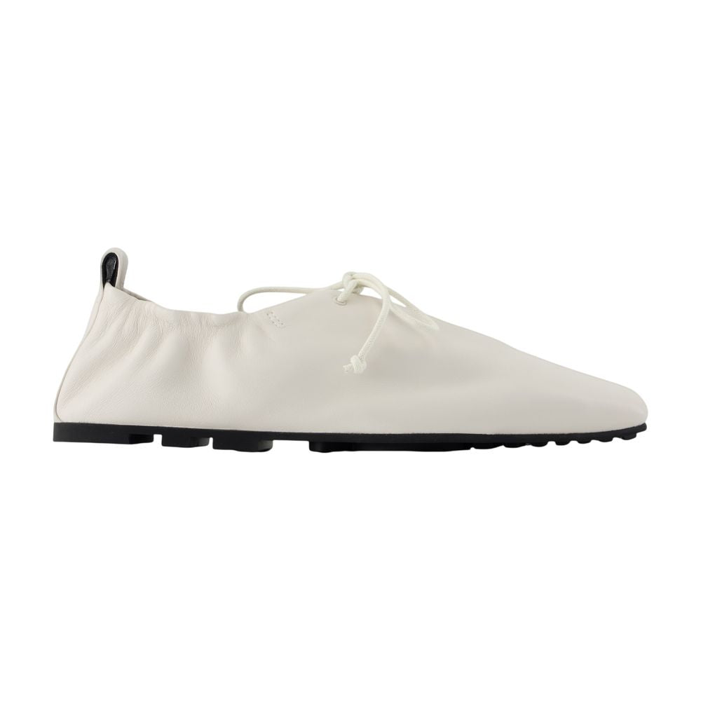 Ballerinas Salilli Laced 15978 – SAMSØE SAMSØE – Leder – Weiß