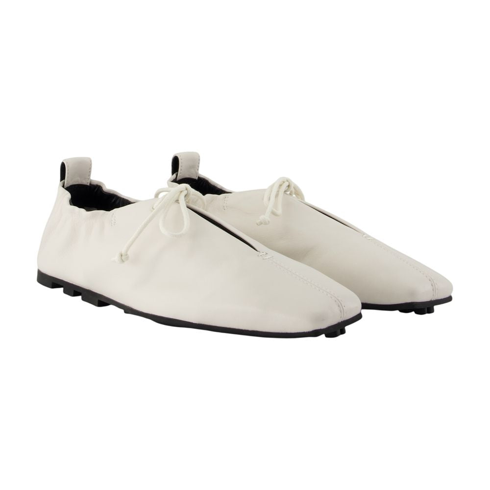Ballerinas Salilli Laced 15978 – SAMSØE SAMSØE – Leder – Weiß