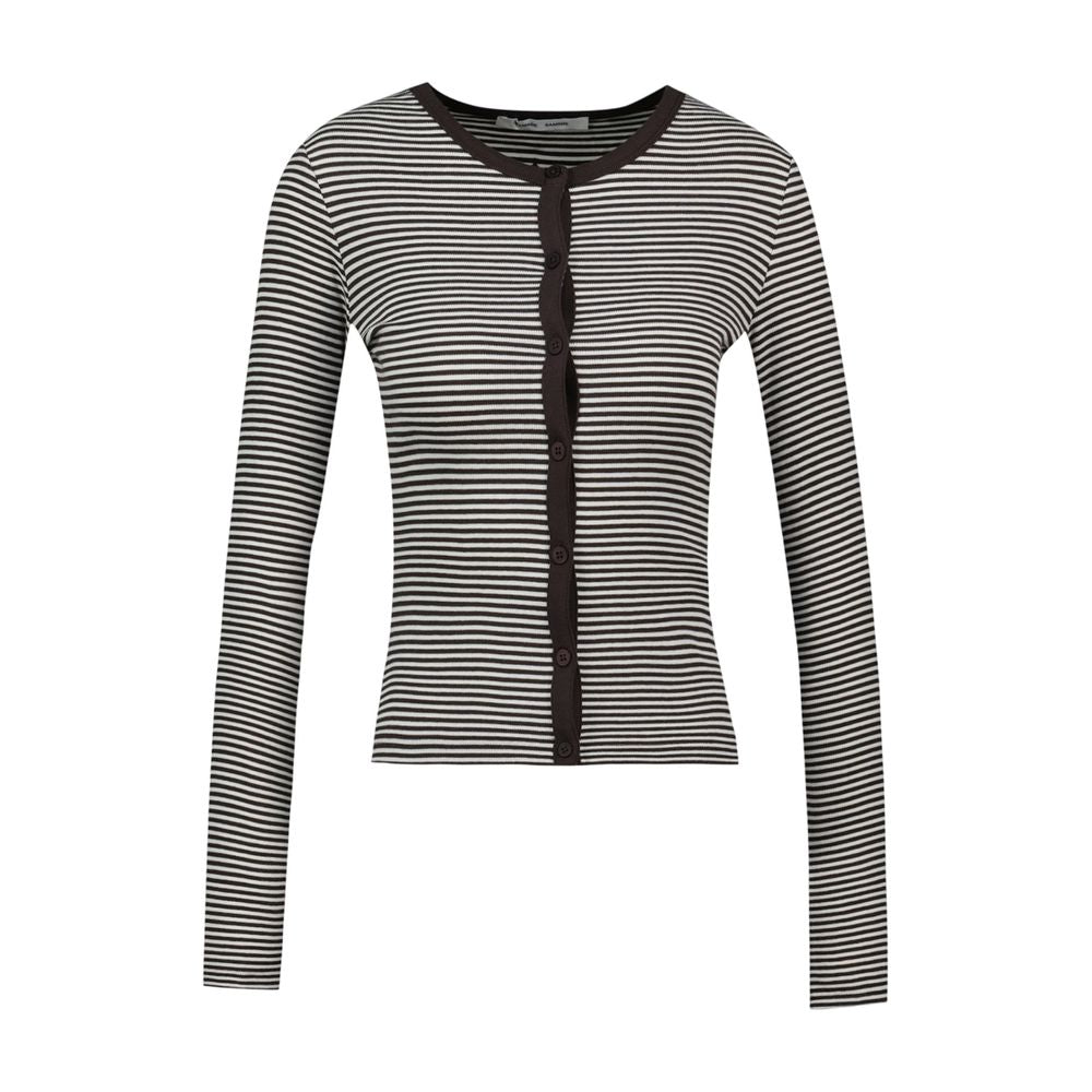 Strickjacke Saalexo Ls 7542 – SAMSØE SAMSØE – Baumwolle – Grau