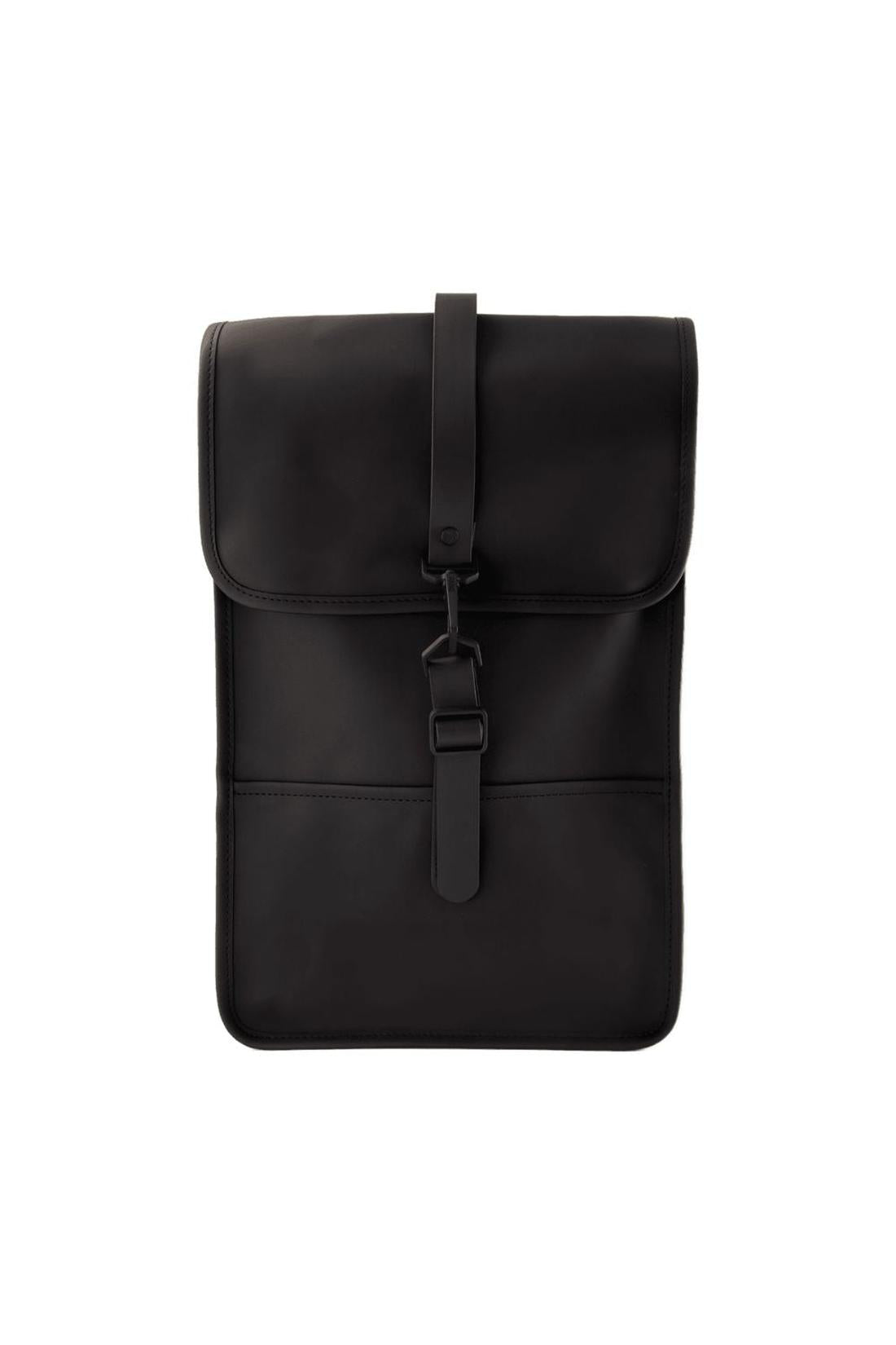Rains-Rucksack Mini - Rains - Synthetik - Schwarz-Taschen-Black-Deal-Outlet-by-ARCHIVIST