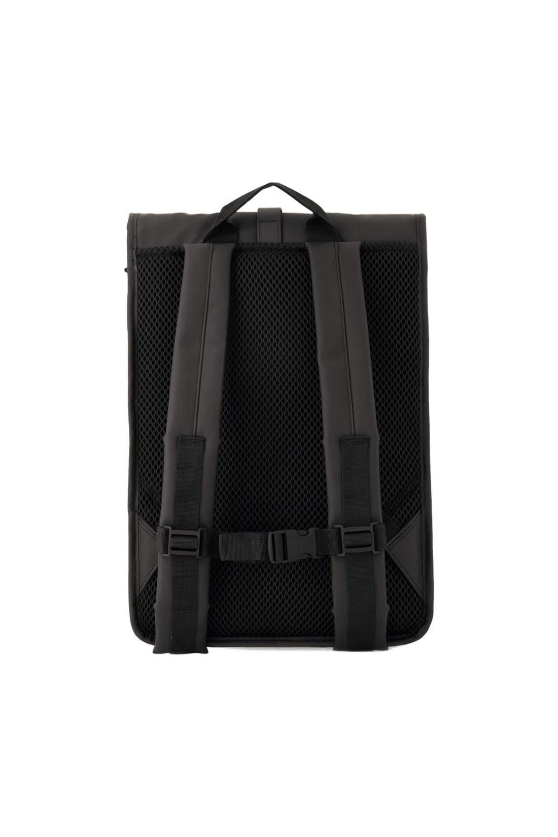 Rains-Rolltop Rucksack - Rains - Synthetik - Schwarz-Taschen-Black-Deal-Outlet-by-ARCHIVIST