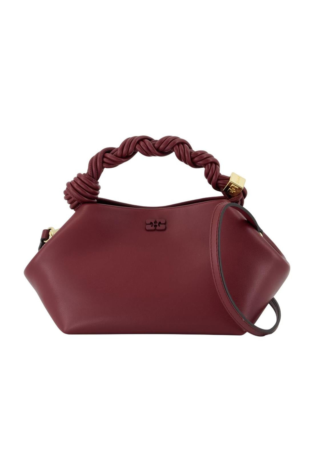 Bou Small Schultertasche - Ganni - Leder - Bordeaux-Taschen-Ganni-One size-burgundy-ARCHIVIST
