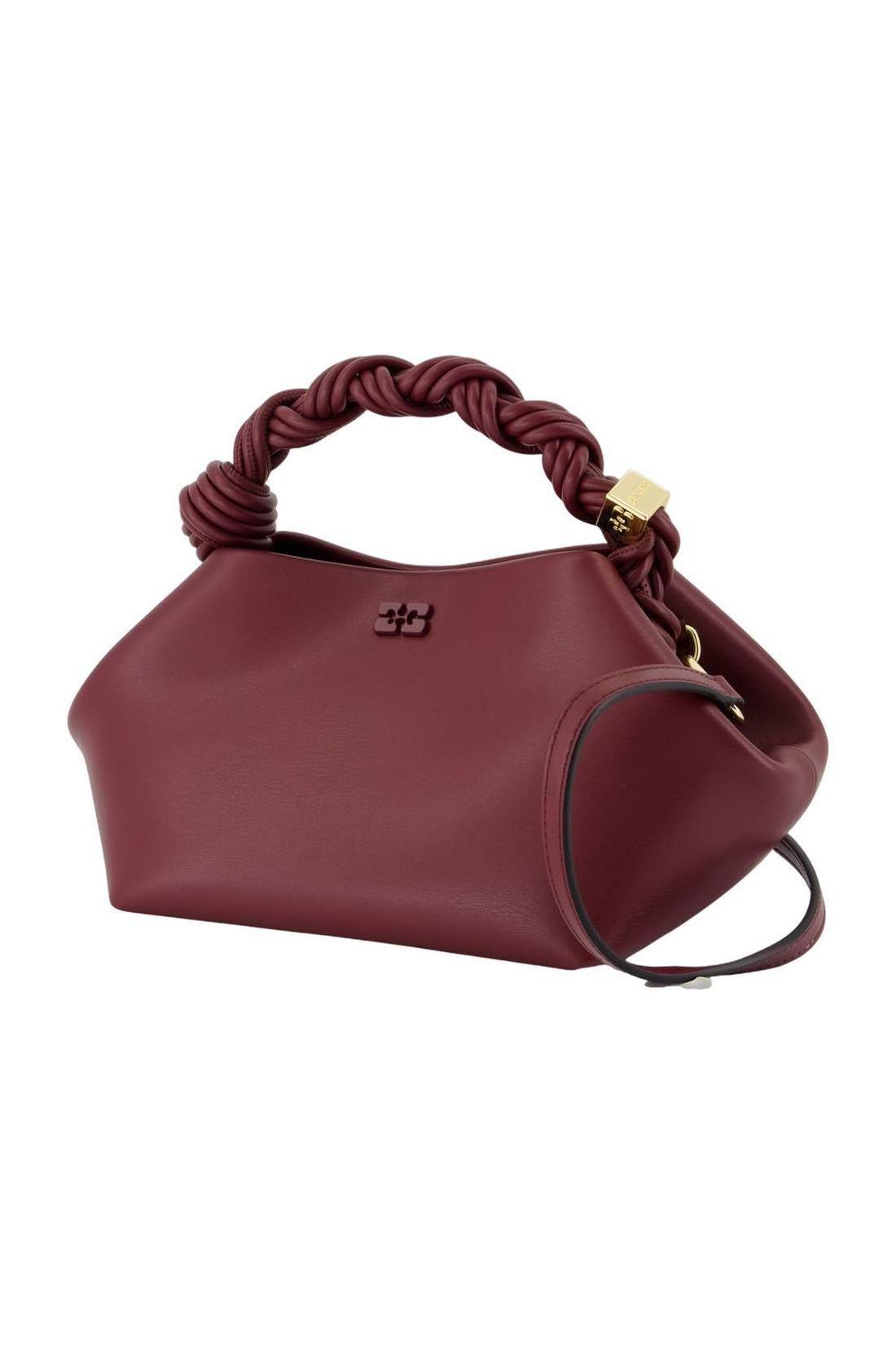 Ganni-Bou Small Schultertasche - Ganni - Leder - Bordeaux-Taschen-Black-Deal-Outlet-by-ARCHIVIST