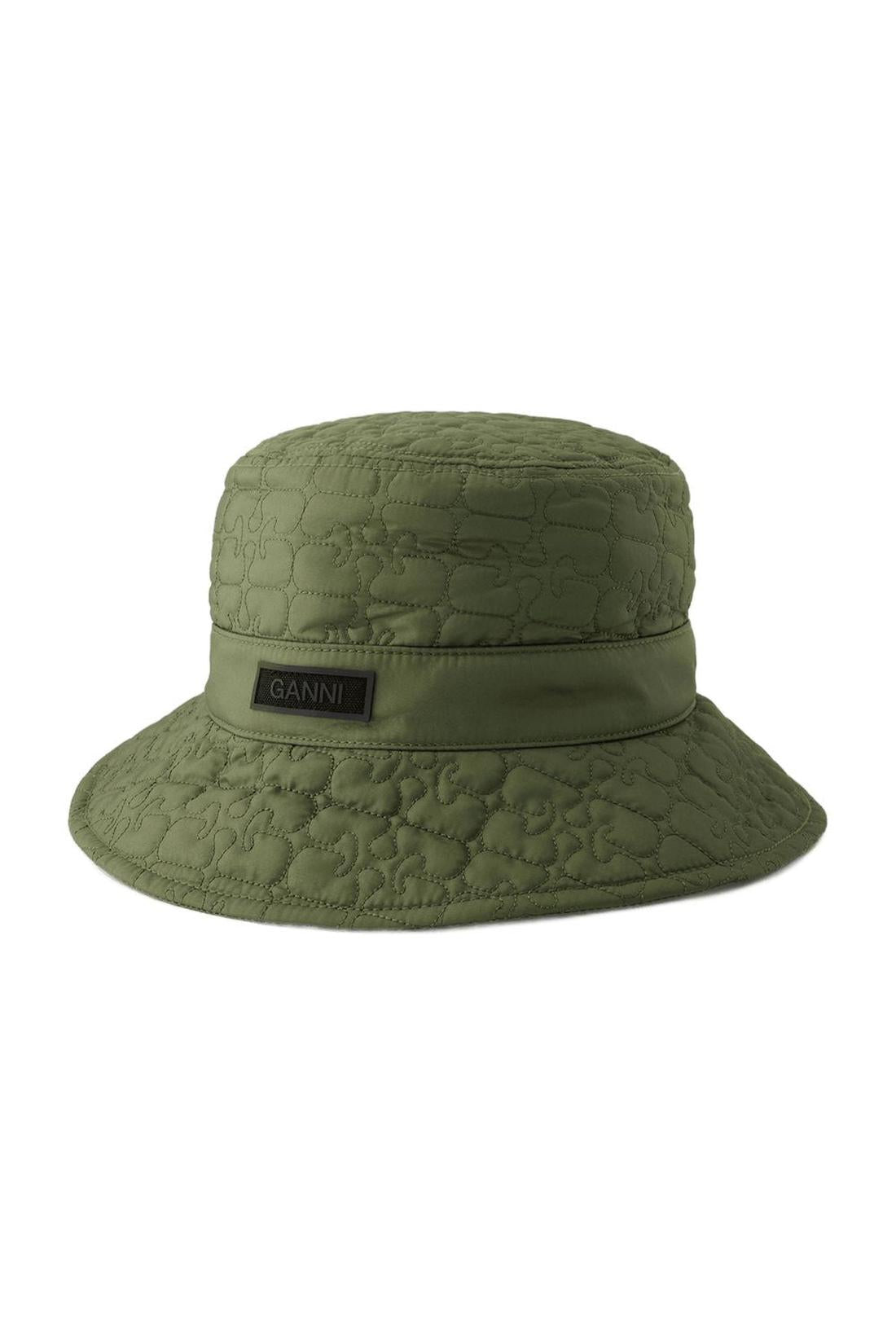 Bob Quilted Tech - Ganni - Synthetic - Khaki