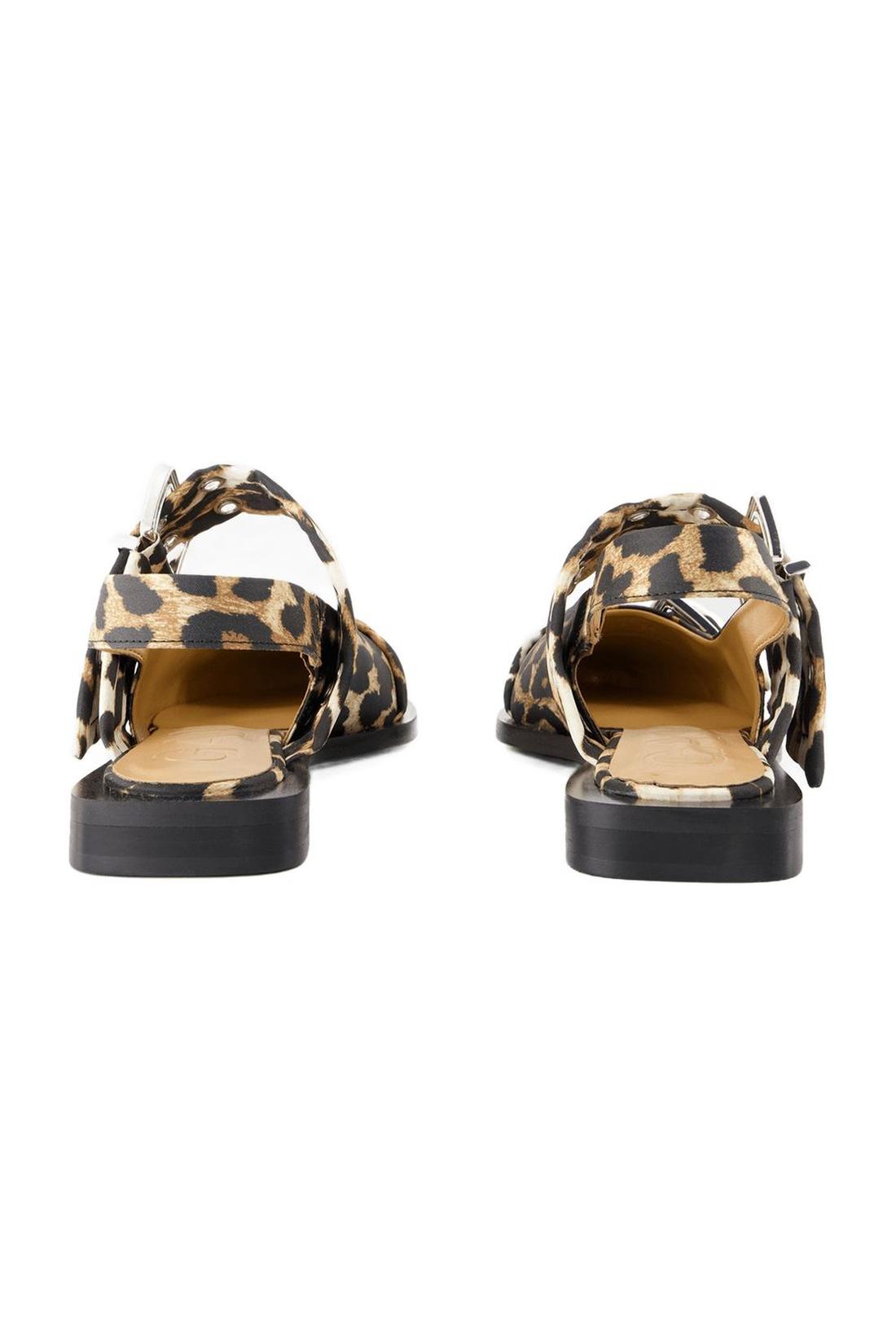 Ganni-Feminine Ballerinas - Ganni - Synthetik - Gedruckt-schuhe / flache-schuhe-Black-Deal-Outlet-by-ARCHIVIST