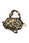 Ganni-Bou Nano Schultertasche - Ganni - Leder - Leopard-Outdoor-Black-Deal-Outlet-by-ARCHIVIST