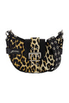 Ganni-Bucky Small Schultertasche - Ganni - Nylon - Leopard-Taschen-Black-Deal-Outlet-by-ARCHIVIST