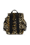 Ganni-Bucky Rucksack Small - Ganni - Nylon - Leopard-Taschen-Black-Deal-Outlet-by-ARCHIVIST