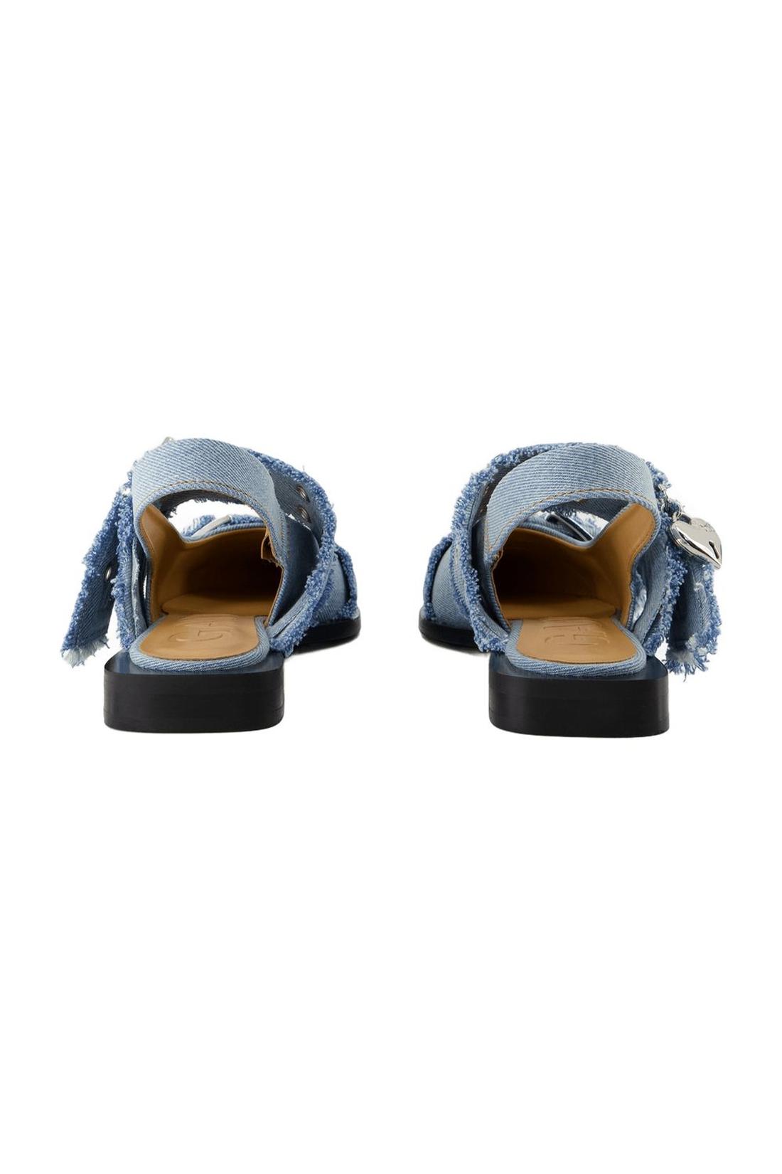 Charms Ballerinas - Ganni - Denim - Blue