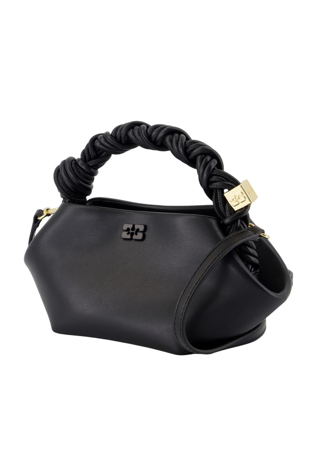 Bou Mini Schultertasche - Ganni - Leder - Schwarz