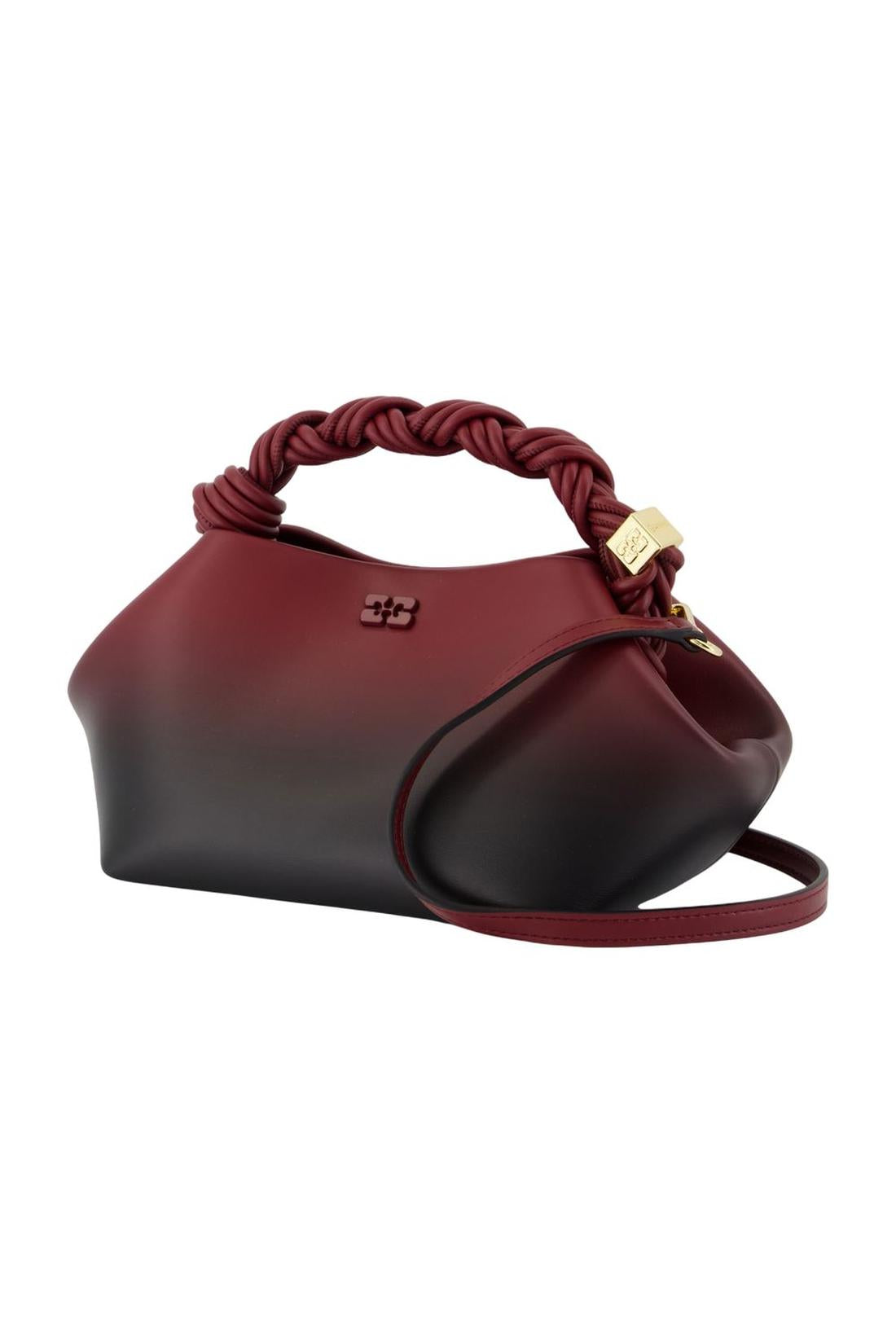 Ganni-Bou Small Schultertasche - Ganni - Leder - Bordeaux-Taschen-Black-Deal-Outlet-by-ARCHIVIST