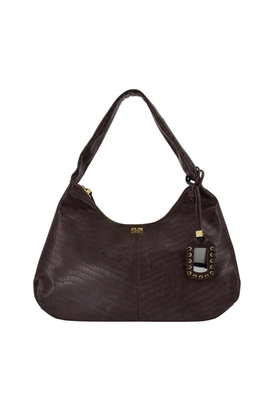 Ganni-Reisetasche Bou Xxl - Ganni - Leder - Braun-Taschen-Black-Deal-Outlet-by-ARCHIVIST