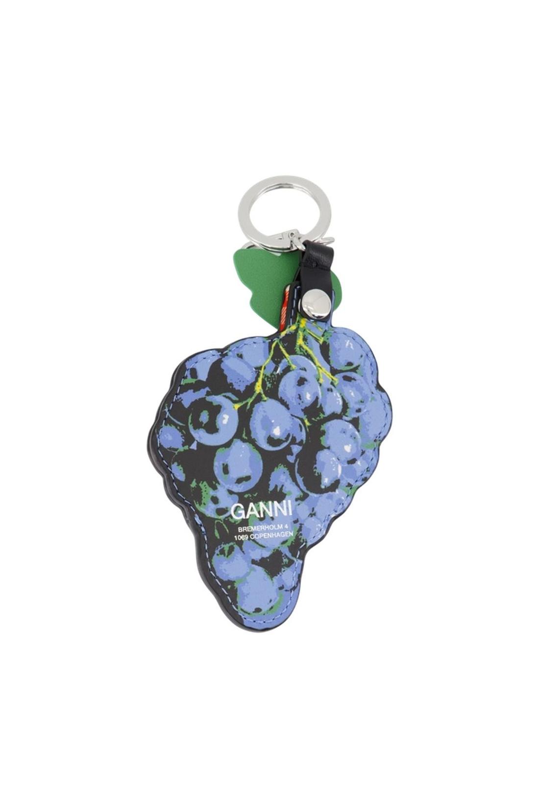 Ganni-Geldbörse Grape - Ganni - Leder - Blau-Outdoor-Black-Deal-Outlet-by-ARCHIVIST