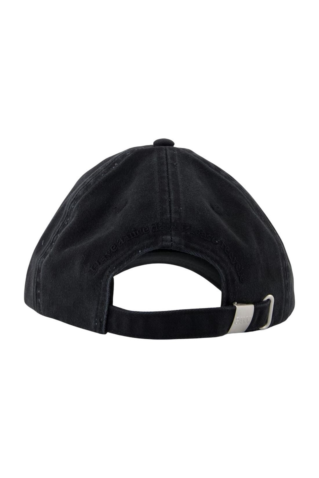 Ganni-Mütze Emb - Ganni - Baumwolle - Schwarz-Outdoor-Black-Deal-Outlet-by-ARCHIVIST