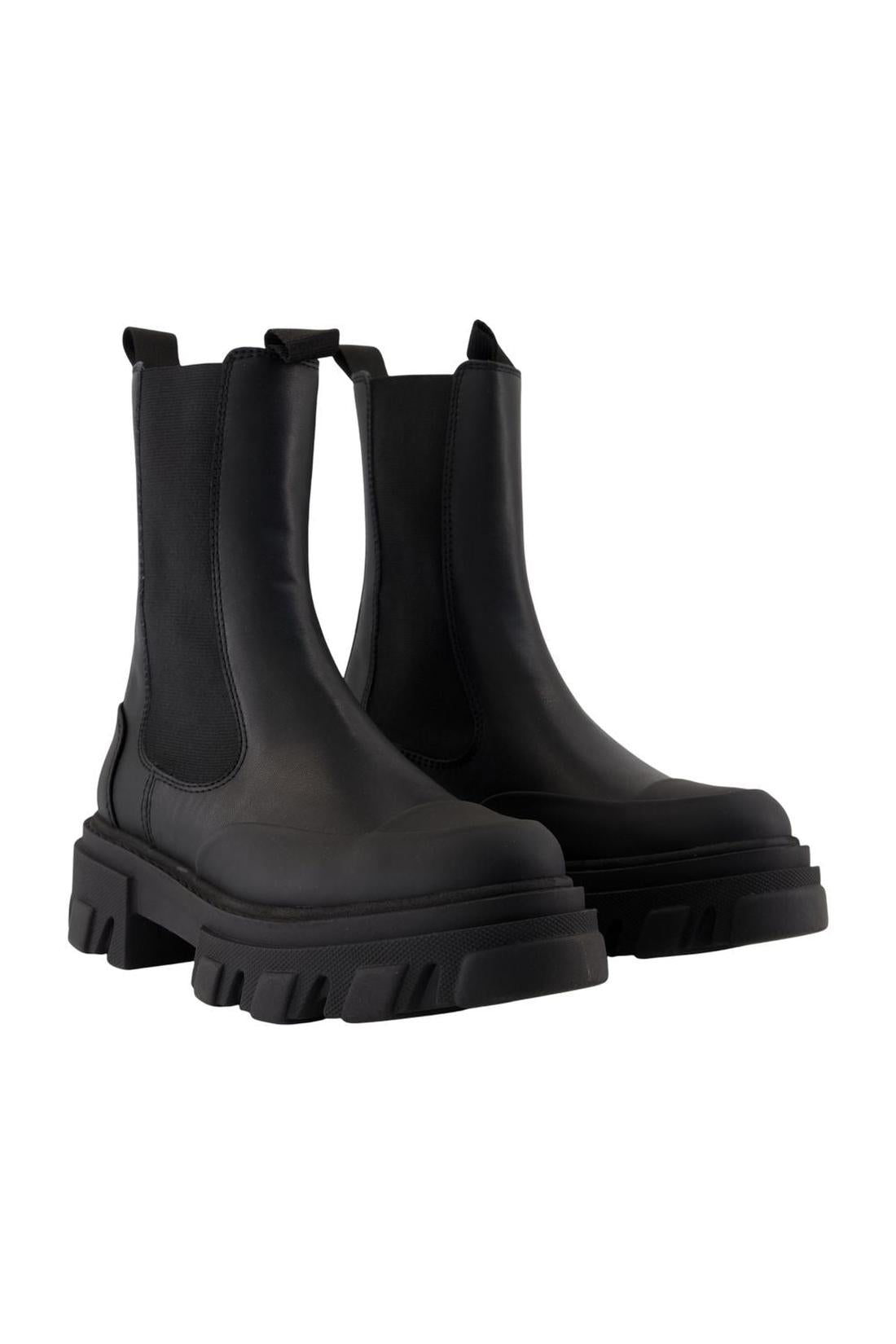 Chelsea-Boots - Ganni - Leder - Schwarz-schuhe / stiefel-Ganni-ARCHIVIST