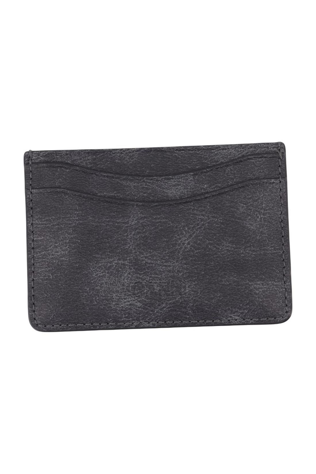 Ganni-Kartenhalter Vintage - Ganni - Leder - Grau-Outdoor-Black-Deal-Outlet-by-ARCHIVIST