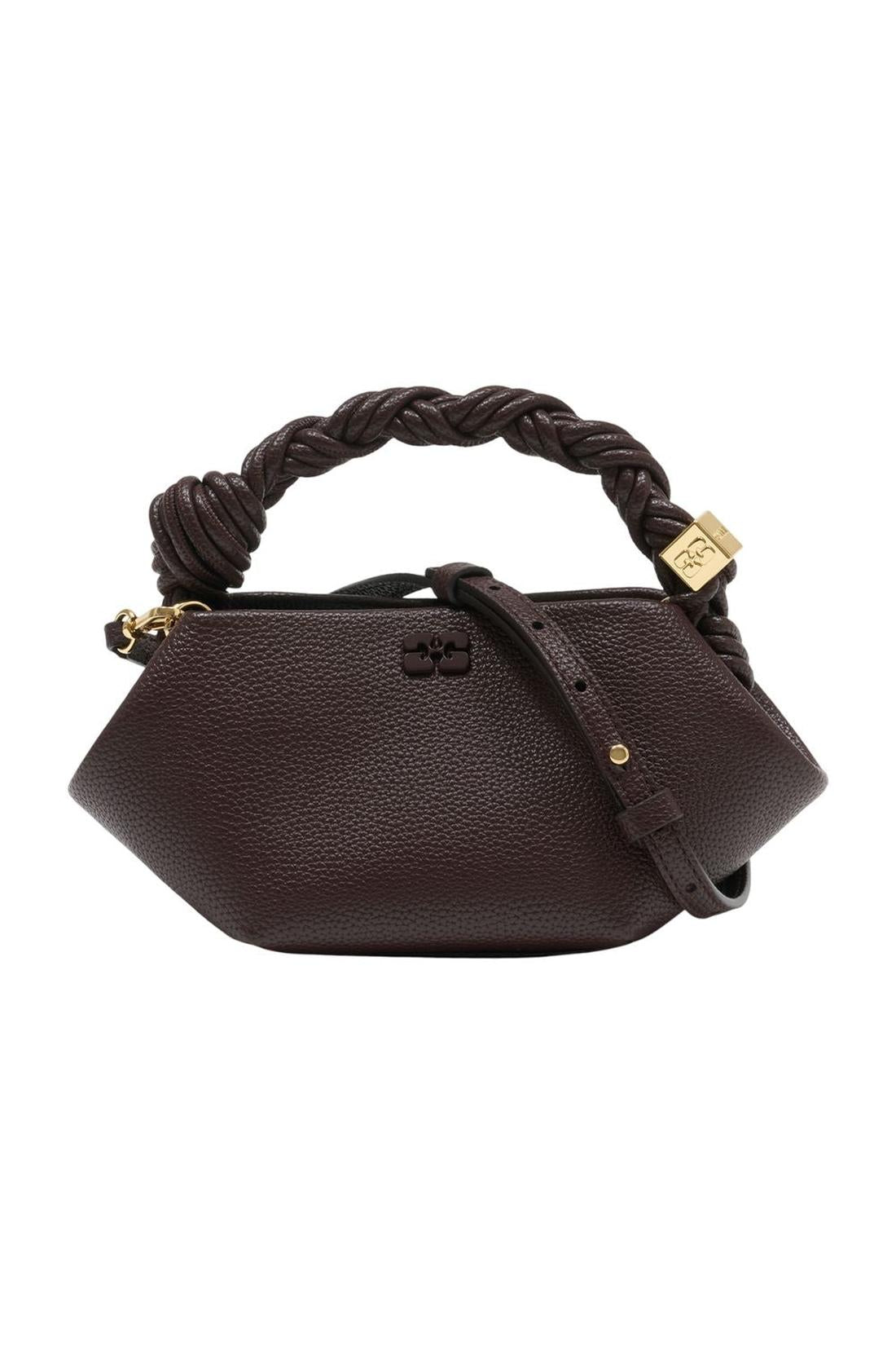 Bou Mini Handtasche - Ganni - Synthetik - Braun-Taschen-Ganni-One size-brown-ARCHIVIST